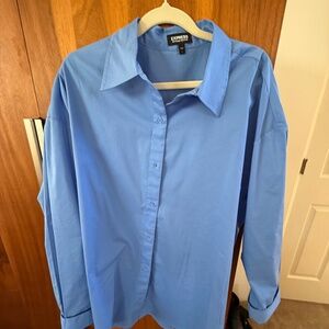 Express Women's Blouse Like New Royal Blue Size Large